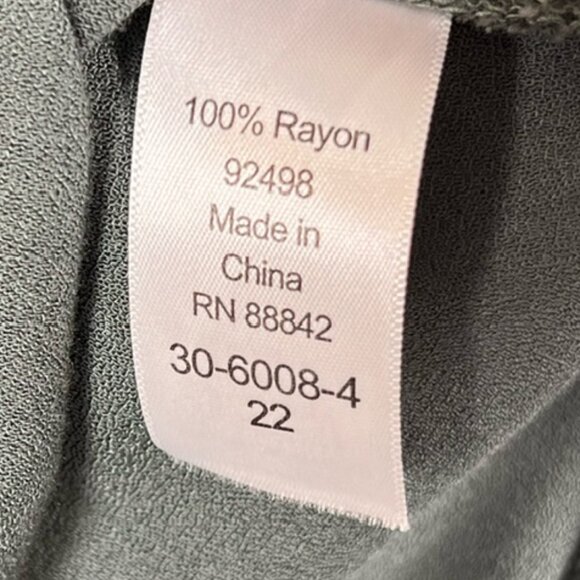 Ellos Womens Tiered Ruffle Tunic, Plus Size 22, 3/4 Sleeves, New without tags. - Picture 5 of 6